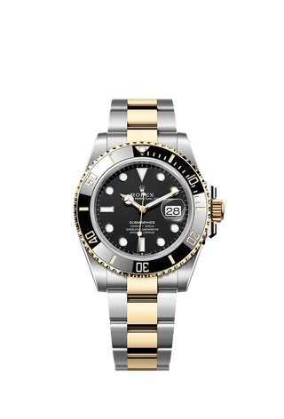 Submariner Date Oystersteel and Yellow Gold Black