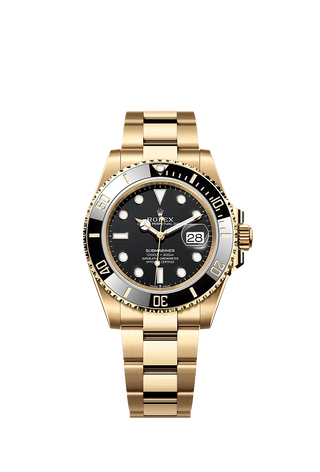 Submariner Date Yellow Gold Black