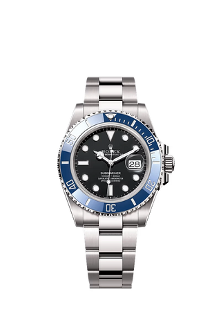 Submariner Date White Gold Blue