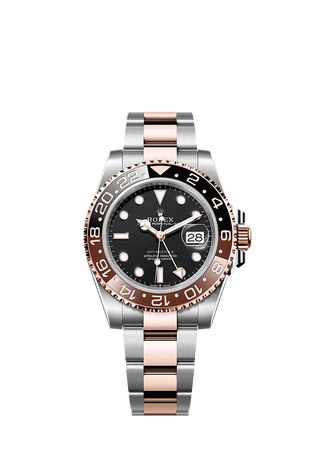 GMT-Master II Oystersteel and Rose Gold - Brown & Black Bezel