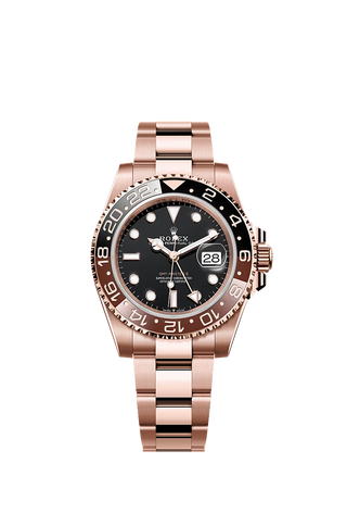 GMT-Master II Rose Gold - Brown & Black Bezel